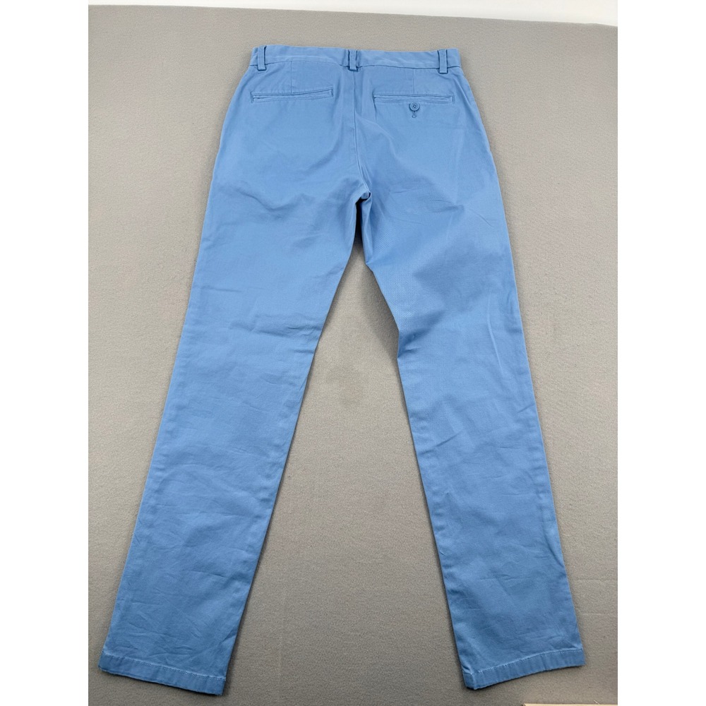 Vineyard Vines Mens Slim Fit Chino Pants Light Blue Cotton Stretch 28x32 Preppy - Picture 5 of 11